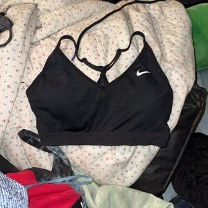 Size medium black nike sports bra